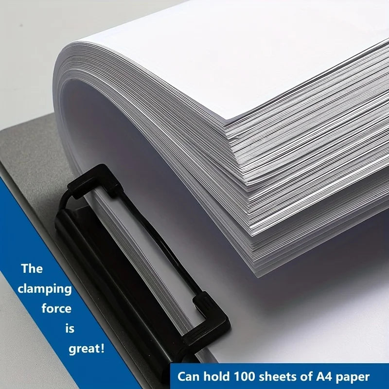 A4 File Folders Clipboard Writing Pad Memo Clip Board Double Clips Test Paper Storage Organizer For School Stationary Supplies
