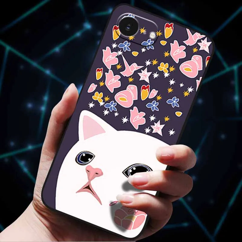 3D Flowers Emboss Fundas For iphone 16E Case iphone16 E Soft Silicone Phone Cases for iphone16 16 Back Cover Coque iphone16e Bag