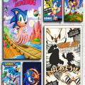 Sonic the Hedgehog HD Poster Art  Waterproof Wall Sticker for Home Living Room Bedroom Aesthetic Decoration