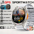 2026 New Outdoor GPS Sports Smartwatches Men Compass 10ATM Waterproof 24/7 Health Monitoring Chat GPT Bluetooth Call Smart Watch