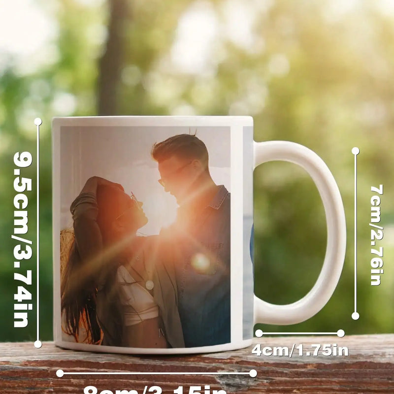 1pc Custom Photo Mug Personalized Coffee Mug with Photo Unique Gift for Anniversary Valentine's Housewarming Mother's Day