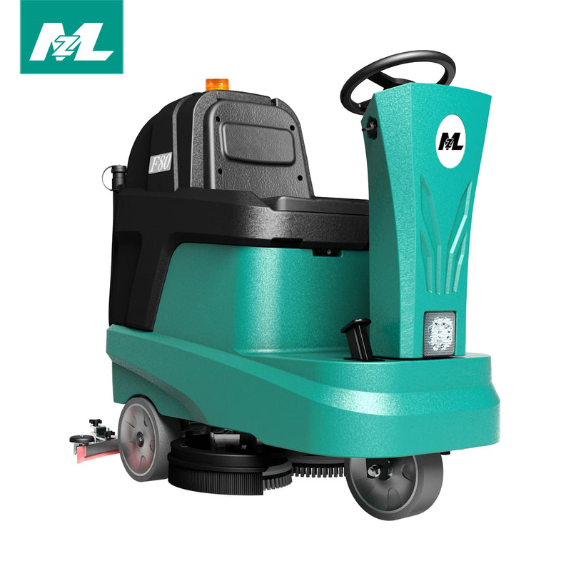 Professional Electric Battery Warehouse Gym Ride on Floor Scrubber Machine Floor Scrubber