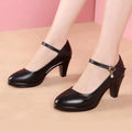 Fashion Women's Pumps 2026 Spring/autumn Fashion Round Toe Buckle Thin Heels Pumps Sexy Elegant Single Shoes Size 35-41
