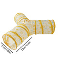 Cat Tunnel Pet Tube Collapsible Play Toy Indoor Outdoor Kitty Puppy Toys for Puzzle Exercising Hiding Training