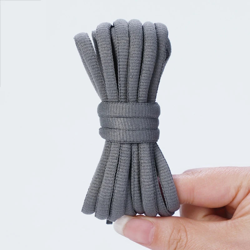 1 Pair Round Shoelaces Fof Basketball Sneakers Shoe Laces Black White Shoelace Universal for Children and Adults 100CM
