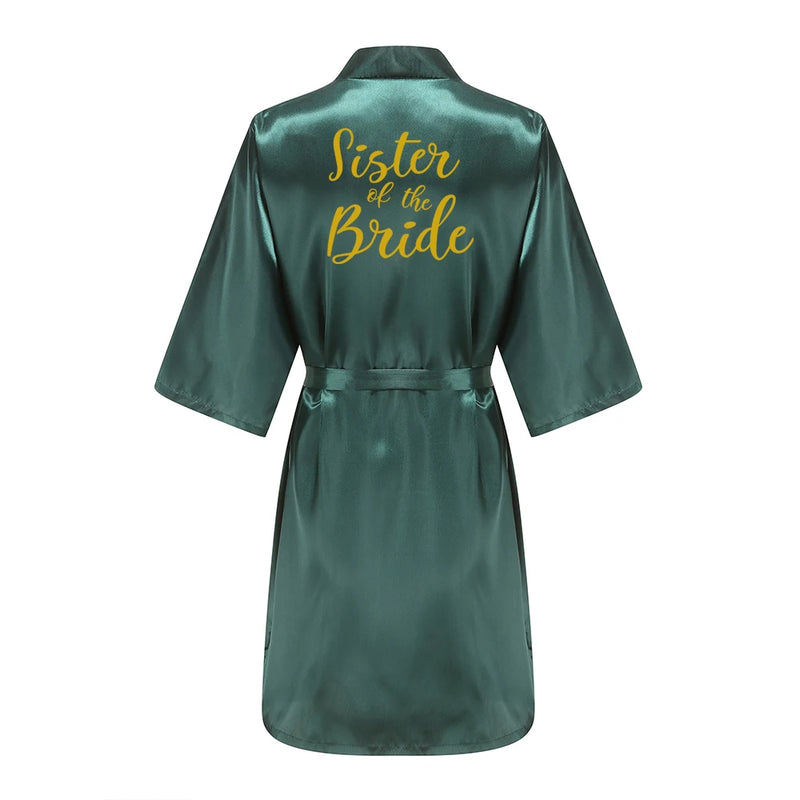 Wedding Bride Bridesmaid Robes Dressing Gown Sexy Women | SAMAG