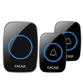 CACAZI New Wireless Doorbell Waterproof 300m Range US EU UK Plug-in Home Intelligent Door Bell Chime 1 2 Button 1 2 3 Receivers