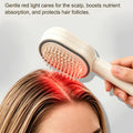 Electric Hair Brush for Anti-Frizz Detangling with Spray, Red Light Therapy & Retractable Teeth Scalp Massage,2026 Upgraded