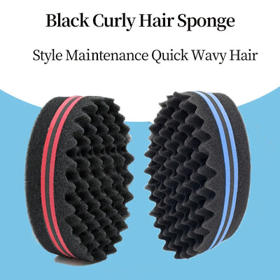 New Double-Sided Magic Twisted Hairbrush Sponge Fashion | SAMAG