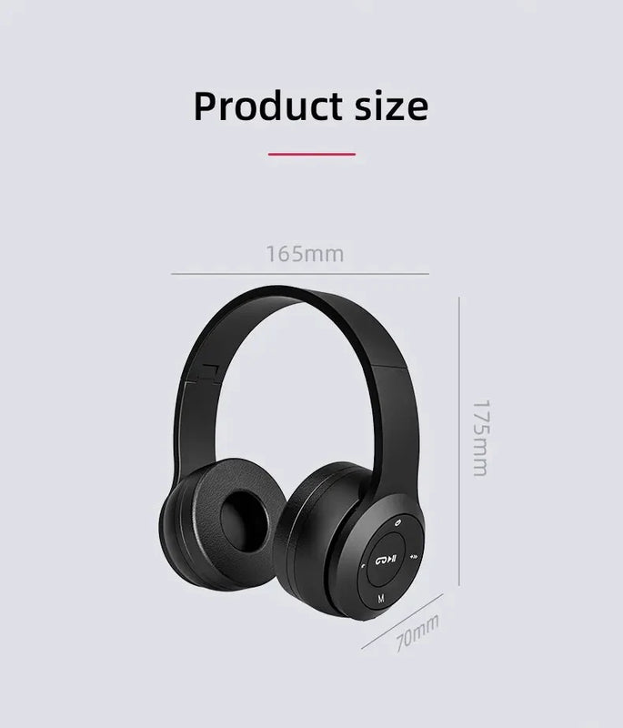 Handsfree Wireless Headphones Noise Canceling Headphone Earphone P47 headset Bluetooth Head Phone for iPhone Huawei Samsung S22