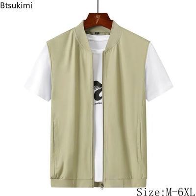 Summer New Men's Lightweight Thin Vests Trend Baseball | SAMAG
