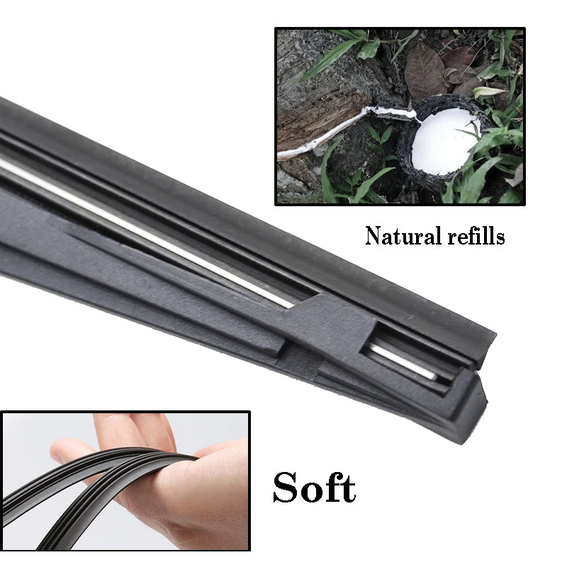 Erick's Wiper 14" Rear Wiper Blade For Fiat Punto 188 1999 - 2010 Windshield Windscreen Clean Tailgate Window Car Rain Brush