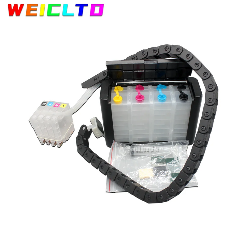 711 XL Ciss Continuous Ink Supply System For HP Designjet HP711 T125 T130 T525 T530 T120 T520 Printer With Permanent Chip Chain