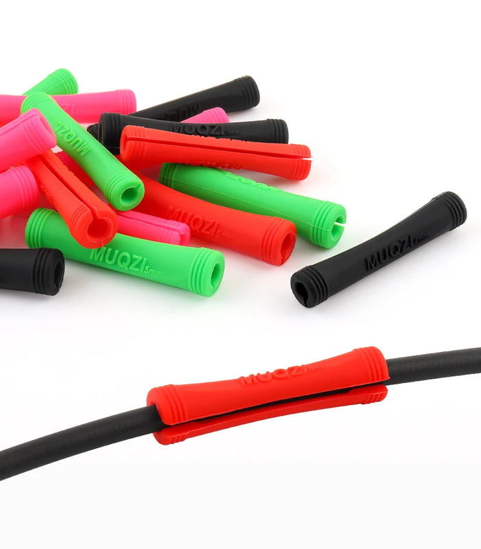 MUQZI 4/8pcs Bicycle Cable Protector Brake Shift Line Frame Protect Sleeve MTB Road Fixed Gear Bike Universal