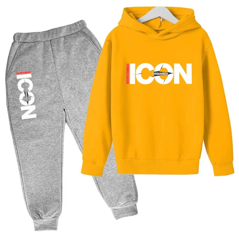 Children's Hooded Sweatshirt with Letters - 3-13 Years | SAMAG