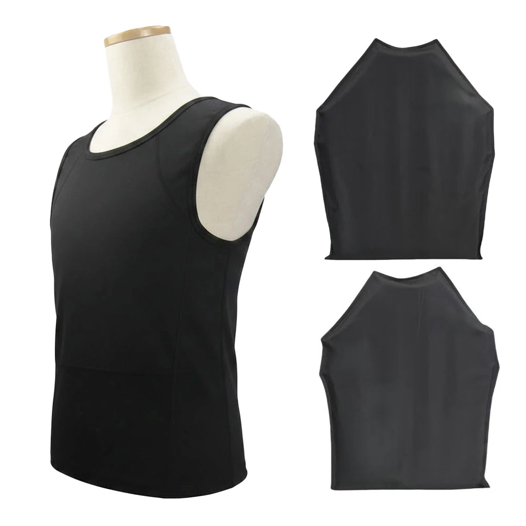 Stab-Proof Vest, Puncture Protection, for Tactical Vests, Security Self-Defense Stab-Proof Vest, Concealed Inner Wear