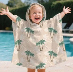 Cute Fashion Baby Beach Blanket Super Absorption Boy And Girl Bath Towel Breathable Newborn Wrap