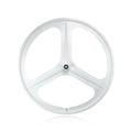 MAGICBROS Fixed Gear Bike Front Wheel 700C Three-Spoke Magnesium Alloy Hub One-Piece Track Bike Single Wheel Hub for Fixed Gear