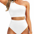 Sexy Single Shoulder Backless Printed Solid Color | SAMAG