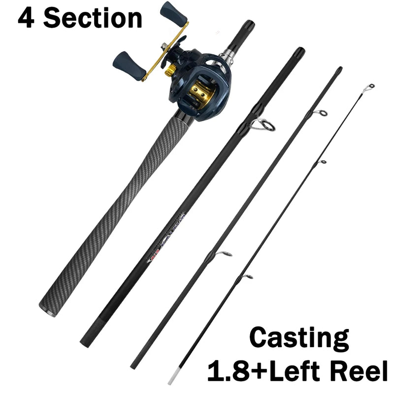Sections Casting Spinning Fishing Set 1.8 - 2.1m Carbon - View 12 | SAMAG
