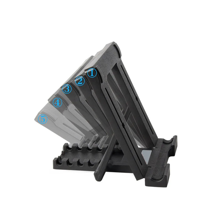 Premium Universal Tablet Holder Folding Stand for 7 8 9 10 11 12 Inch Tablets Hands-Free Video Watching Reading Typing Mounting