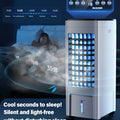 Household Small Chiller Mobile Refrigeration Air Conditioner European Standard Floor Standing Refrigeration Air Conditioning Fan