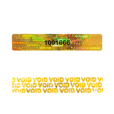 Holographic Warranty Void Labels, Tamper Proof Evident | SAMAG
