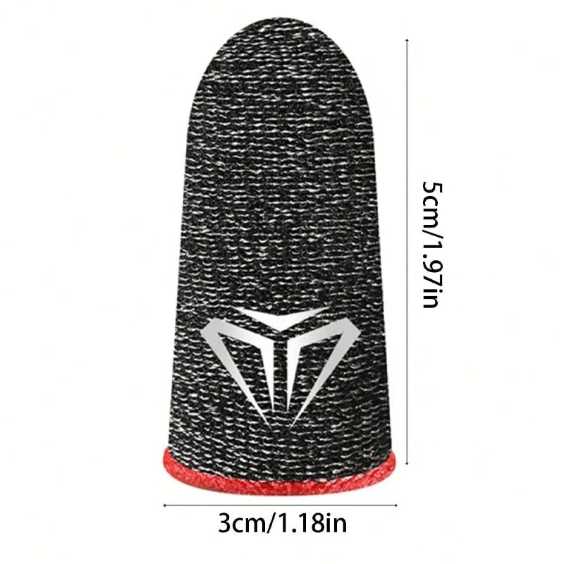Gaming finger covers, gaming finger covers, touch screens, breathable and sweatproof mobile game finger covers.