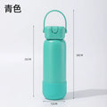 18oz24oz32oz Thermos Bottle With Straw Stainless Steel Car Thermal Cup Sports Water Bottles Keeps Cold and Heat Thermal Mug