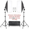 Softbox Lighting Kit Photography Studio Boom Arm for Video & YouTube Continuous Lighting Professional Lighting Set Photo Studio