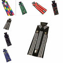 Mens Adjustable Belt Pants Holder Wear Elastic 3 Clips Y-Back Suspenders Braces Clips school Fashion MW21