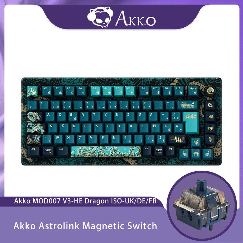 Akko MOD007 HE Year of Dragon Mechanical Keyboard RGB 75% Magnetic Switch8K Polling Rate Rapid Trigger RT0.01mm Gaming Keyboard