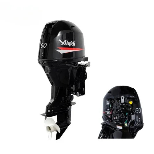 4 Stroke 50/60HP Outboard Motor  Water-cooled EFI Electric Start Remote/tiller Control Boat Motor for Small Vessels