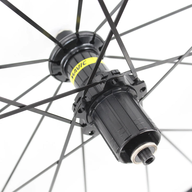 New White Black Gray 700C 50mm Road bike alloy bicycle wheelset clincher rims V Disc brake Thru Axle center lock hubs wheels