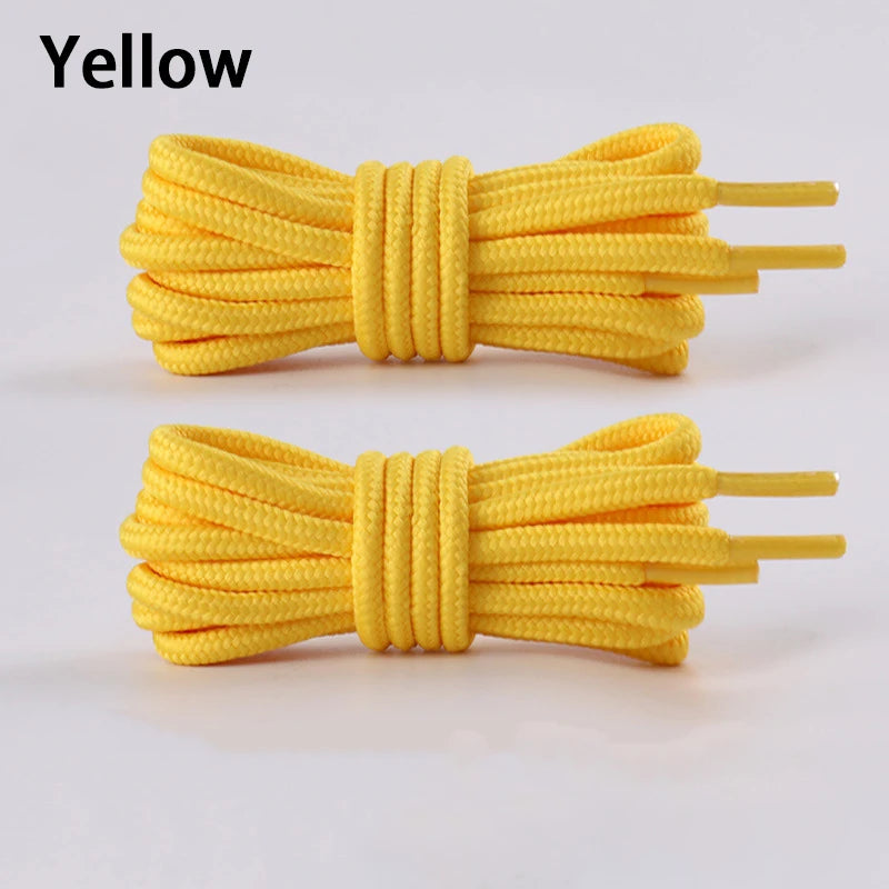 Classic Round ShoeLaces 20 Colours Durable Solid Shoelaces Sneakers Boots Shoelace rope 70cm/90cm/120cm/150cm 1Pair