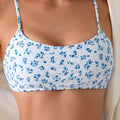 Bohemian Flower Print Bikini Set High Waist Two Piece | SAMAG