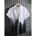 Men's Shirt Gradient Design Graphic 3D Print Summer | SAMAG