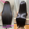 Raw Vietnamese Human Hair Wigs 15A Super Double Drawn Bone Straight Bob Wigs HD Transparent Full Lace Frontal Wig Bleached Knots