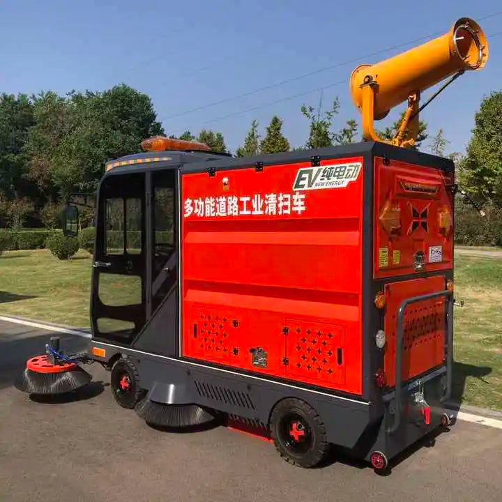 YG Customized Electric Industrial Road Sweeper Road Cleaning Machine Road Sweeper Street Sweeper
