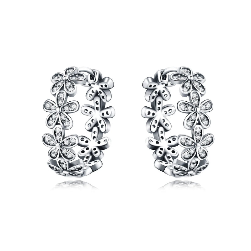 925 Sterling Silver Simple Gold U - shaped Earrings Jewelry Versatile Hoop For Women Fine Birthday Party - Visuel 21 | SAMAG