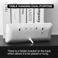 Digital Wall Clock Electronic Wall Mounted LCD Disply Clocks Multifunctional Temperature and Time Week Display Battery Powered