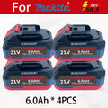 for Makita6.0Am 9.0Am 12.0Am 18V 12.0Ah Rechargeable Battery for Makita Cordless Drill & Power Tools