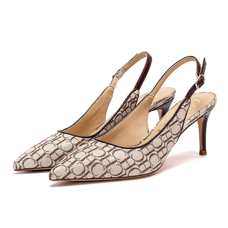 CHCH Women's 7cm High Heels Ankle Strap Heeled Sandals Wedding Party Dress Shoes
