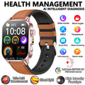 2026 New Professional-Grade Health Smart Watch Men ECG BP HR Uric Acid Lipid BMI Body Analysis Bluetooth Call Smartwatch Women
