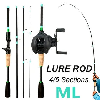 1.8/2.1m Spinning Lure Fishing Rod and 7.2:1 Gear Ratio | SAMAG