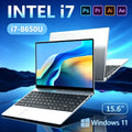 15.6 Inch Full HD IPS Laptop 120Hz Screen Intel Core I7-8650U 32GB RAM 2TB SSD Backlit Keyboard Long Battery Life Windows 11