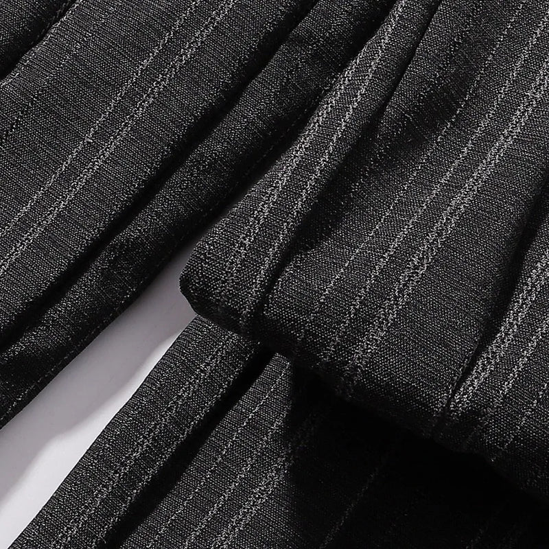 Wide Leg Design Folds Basic Solid Elegant Office Suit Pants Trousers for Women Men Streetwear Winter Spring Trending Fashion