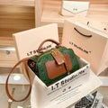 Designer Brand Real Leather Boston Pillow Crossbody Bag New Shoulder Tote Bags for Women Sac À Main Femme