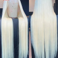 38 40 Inches 360 Lace Frontal Wigs Bone Straight Pre Plucked Transparent Lace Frontal Wig 13x4 13x6 Honey Blonde 613 Lace Front Human Hair Wigs For Women 220 250 Density Free Shipping