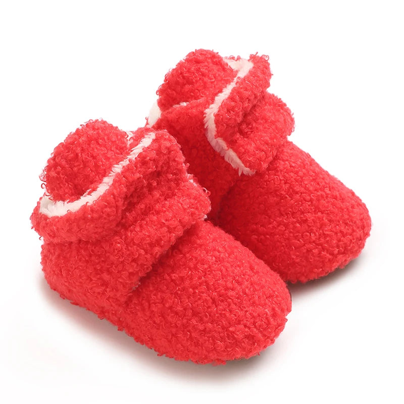 Winter Boots For Baby Boys And Girls Snow Soft Sole Anti Slip And Warm Flat Shoes Baby's First Walking Baby Shoes Boots 0-18
